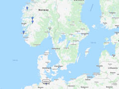 AIDA Cruises Norwegian Fjords 6-day route