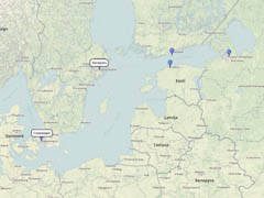 Silversea Cruises Baltic 7-day route