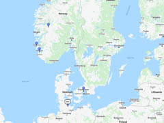 Costa Cruises Norwegian Fjords 7-day route