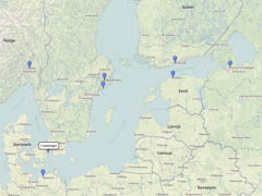 Princess Cruises Scandinavia 11-day route