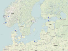 Viking Ocean Cruises Scandinavia 14-day route