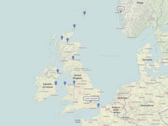 Viking Ocean Cruises British Isles 14-day route