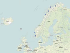 Viking Ocean Cruises Norwegian Fjords 13-day route
